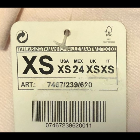 Zara Pink Blazer Size XS - Picture 8 of 9